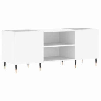 Technique audio Goka Skříňka s přihrádkami na LP desky a audiotechniku - pozlacené nohy Bílá (831668)