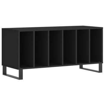 Technique audio Goka Skříňka s přihrádkami na LP desky - železné nohy Černá (831757)