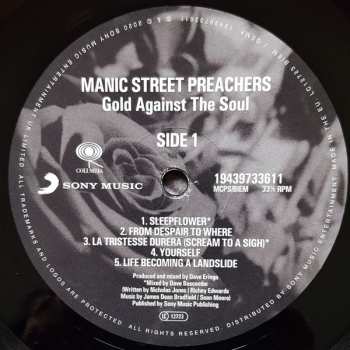 LP Manic Street Preachers: Gold Against The Soul