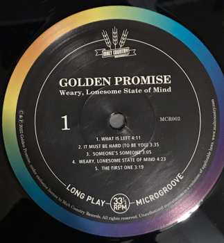 LP Golden Promise: Weary, Lonesome State Of Mind