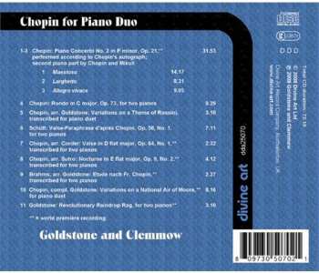 CD Goldstone And Clemmow: Chopin for Piano Duo  