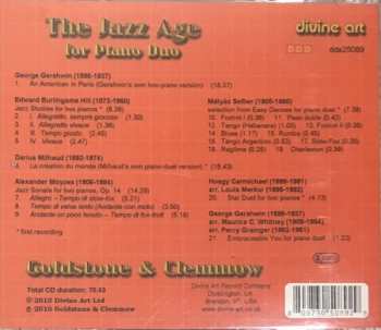 CD Goldstone And Clemmow: The Jazz Age For Piano Duo