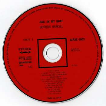 CD Gordon Haskell: Sail In My Boat