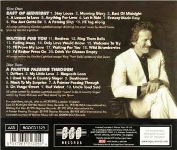 2CD Gordon Lightfoot: East Of Midnight / Waiting For You / A Painter Passing Through