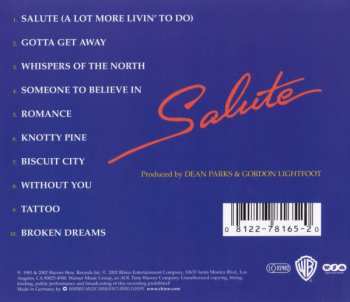 CD Gordon Lightfoot: Salute