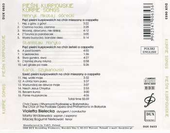 CD Karol Szymanowski: Pieśni Kurpiowskie