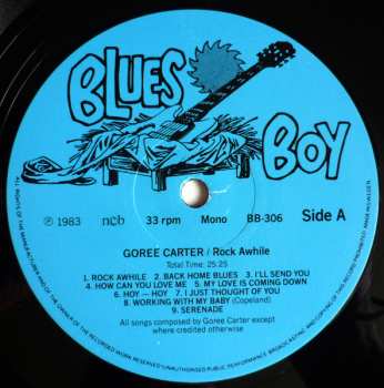 LP Goree Carter & His Hep Cats: Rock Awhile