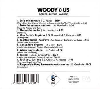 CD Gorlier Breglia Maiorino Trio: Woody'N'Us (Opening Credits Songbook) DIGI