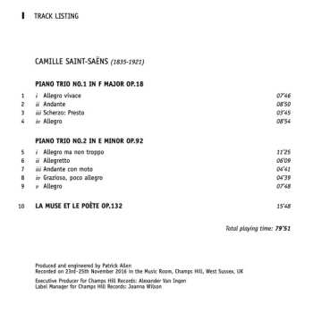 CD Camille Saint-Saëns: Gould Piano Trio: Saint-Saëns