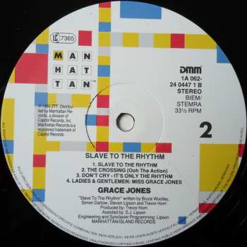 LP Grace Jones: Slave To The Rhythm