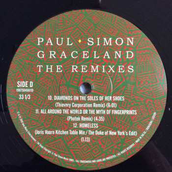 2LP Paul Simon: Graceland (The Remixes)
