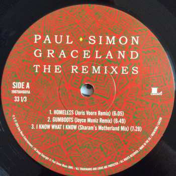 2LP Paul Simon: Graceland (The Remixes)
