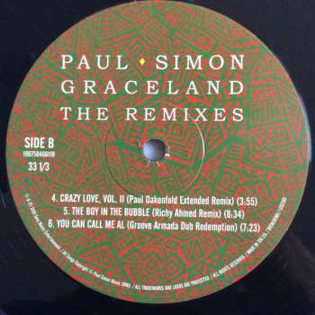 2LP Paul Simon: Graceland (The Remixes)