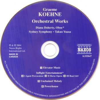 CD Sydney Symphony Orchestra: Inflight Entertainment ∙ Powerhouse ∙ Elevator Music