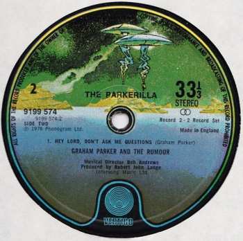 2LP Graham Parker And The Rumour: The Parkerilla