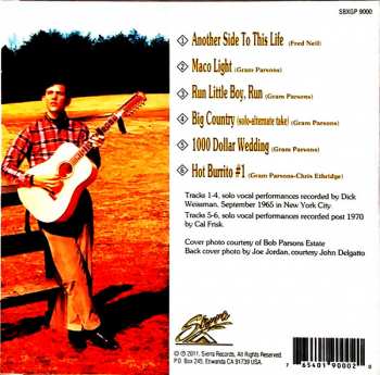 2CD/Coffret Gram Parsons: The Early Years Vol.1&2