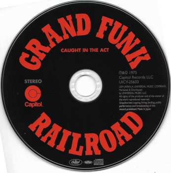 CD Grand Funk Railroad: Caught In The Act
