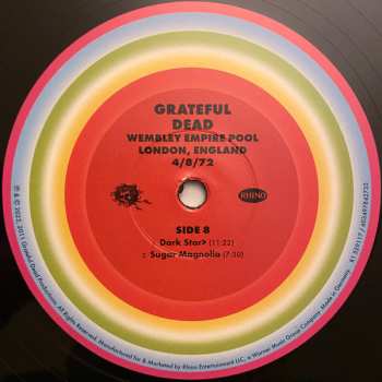 5LP/Coffret The Grateful Dead: Wembley Empire Pool, London, England 4/8/72 LTD