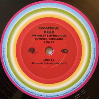 5LP/Coffret The Grateful Dead: Wembley Empire Pool, London, England 4/8/72 LTD