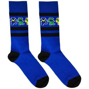 Merch Grateful Dead: Chaussettes à la cheville Dancing Bears Stripe