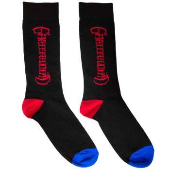 Merch Grateful Dead: Chaussettes à la cheville Vertical Mono Logo Grateful Dead