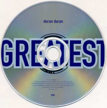 CD Duran Duran: Greatest