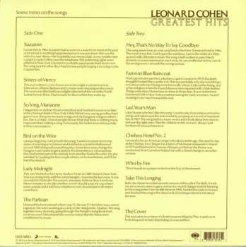 LP Leonard Cohen: Greatest Hits
