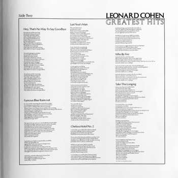 LP Leonard Cohen: Greatest Hits