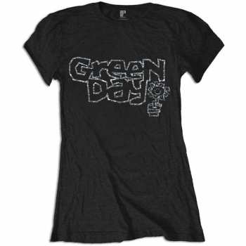Merch Green Day: Femmes T-shirt Flower Pot 