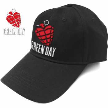 Merch Green Day: Casquette Grenade Logo Green Day