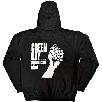 Marchandises Green Day: Green Day Unisex Zipped Hoodie: American Idiot The Musical (back Print) (small) S
