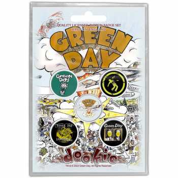 Merch Green Day: Ensemble de plaques Dookie