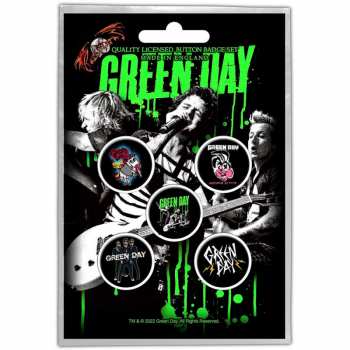 Merch Green Day: Ensemble de plaques Revolution