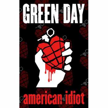 Merch Green Day: Poster textile American Idiot
