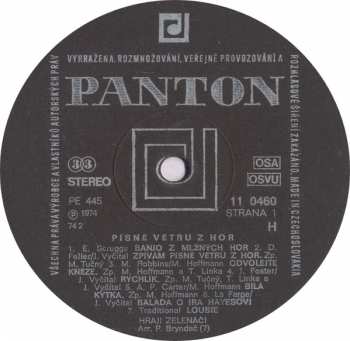 LP Greenhorns: Písně Větru Z Hor