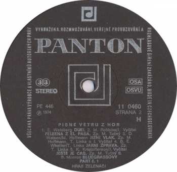 LP Greenhorns: Písně Větru Z Hor