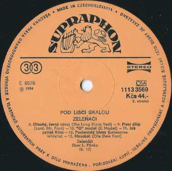 LP Greenhorns: Pod Liščí Skálou