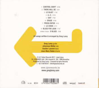 CD Greg Lamy Quartet: Press Enter