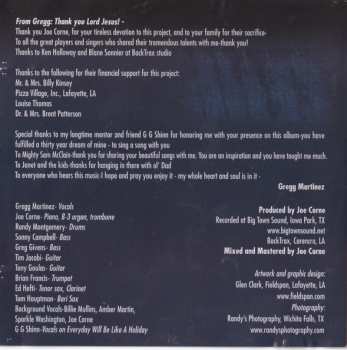 CD Gregg Martinez: Big Bad Daddy