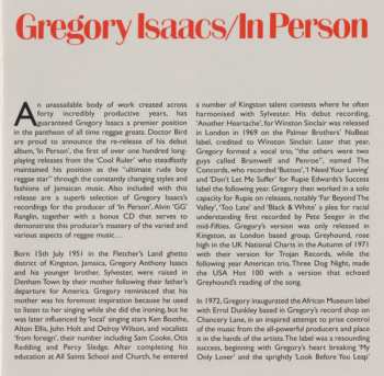 2CD Gregory Isaacs: In Person