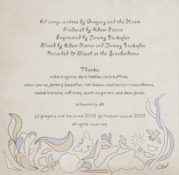 CD Gregory And The Hawk: Moenie And Kitchi