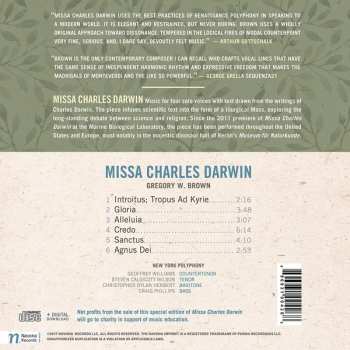 CD New York Polyphony: Missa Charles Darwin: Vocal Music With Texts From Charles Darwin