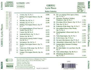 CD Edvard Grieg: Lyric Pieces