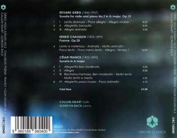 CD César Franck: Violin Sonata No. 2 / Poème / Violin Sonata In A
