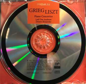 CD Edvard Grieg: Piano Concerto • 6 Lyric Pieces • Piano Concerto No. 2