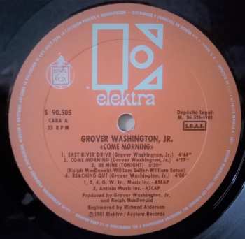 LP Grover Washington, Jr.: Come Morning