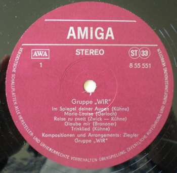 LP Wir: Gruppe ,,WIR"
