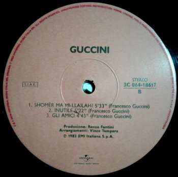 LP Francesco Guccini: Guccini