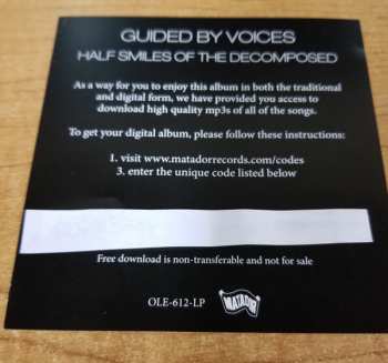 LP Guided By Voices: Half Smiles Of The Decomposed