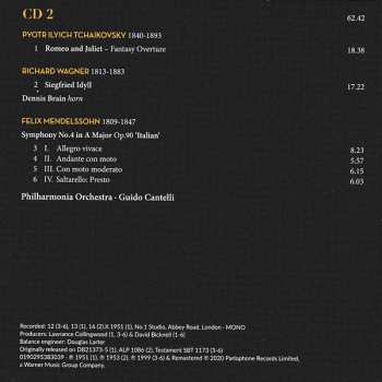 10CD/Coffret Guido Cantelli: The Complete Warner Recordings